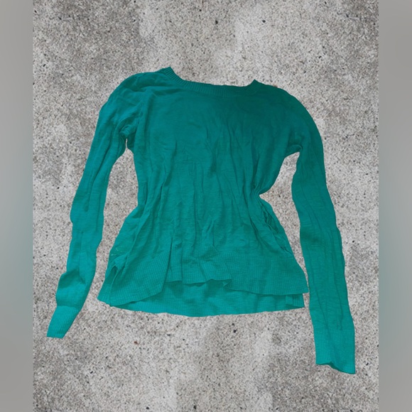 Teal Long Sleeve Sweater - Picture 1 of 1